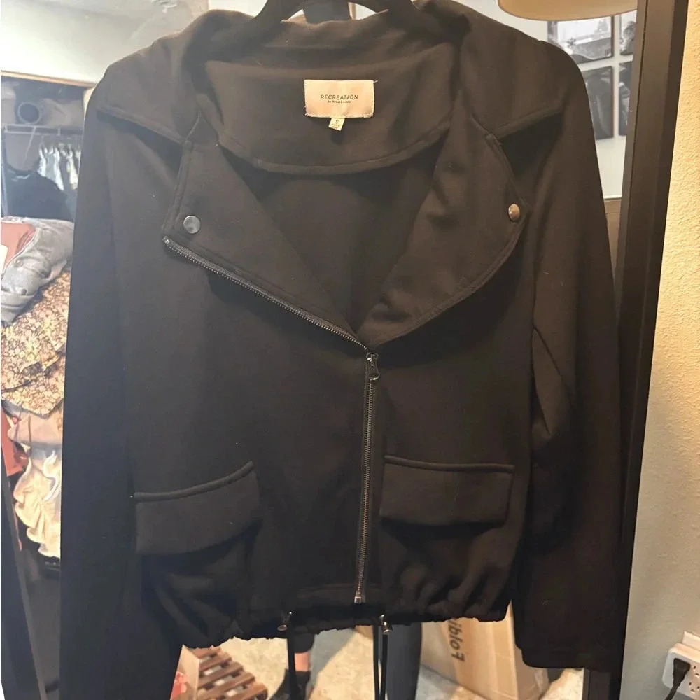 Thread & Supply Recreation moto modal zip up hoodie S from Wantable